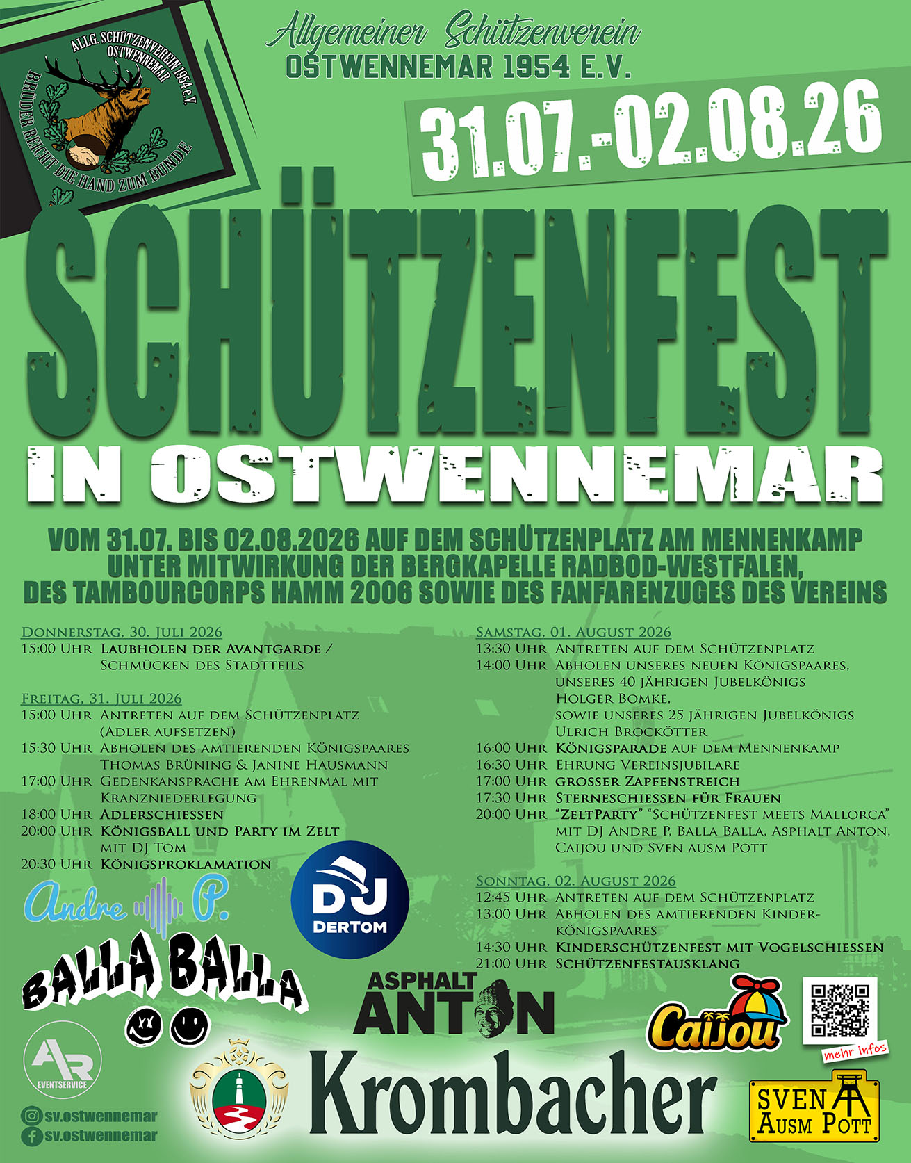 Schützenfest Plakat 26 A3